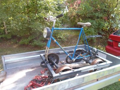 das neue Schienenfahrrad