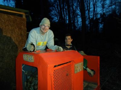 Georg und Flo auf der Luise