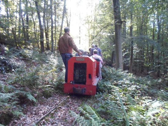 Hier ein voll besetzter Zug