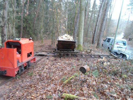 Provisorische Verlade